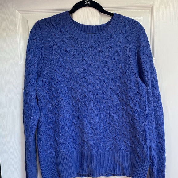 J. Crew Sweaters - Jcrew Honeycomb Cable Wool Sweater EUC